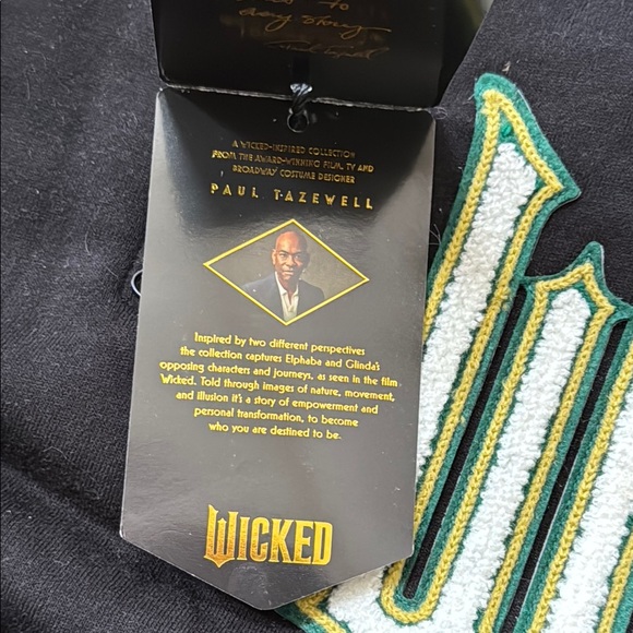 Wicked Unisex Black and Green Graphic Sweatshirt with Sporty Design NWT - Picture 7 of 7